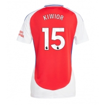 Maillot de football Réplique Arsenal Jakub Kiwior #15 Domicile Femme 2024-25 Manche Courte