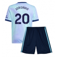 Maillot de football Réplique Arsenal Jorginho Frello #20 Troisième Enfant 2024-25 Manche Courte (+ Pantalon court)