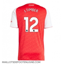 Maillot de football Réplique Arsenal Jurrien Timber #12 Domicile 2025-26 Manche Courte