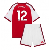 Maillot de football Réplique Arsenal Jurrien Timber #12 Domicile Enfant 2026-27 Manche Courte (+ Pantalon court)