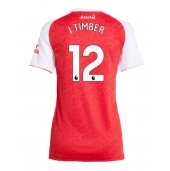 Maillot de football Réplique Arsenal Jurrien Timber #12 Domicile Femme 2025-26 Manche Courte