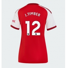 Maillot de football Réplique Arsenal Jurrien Timber #12 Domicile Femme 2026-27 Manche Courte