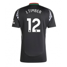 Maillot de football Réplique Arsenal Jurrien Timber #12 Extérieur 2024-25 Manche Courte