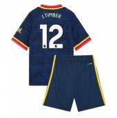 Maillot de football Réplique Arsenal Jurrien Timber #12 Extérieur Enfant 2026-27 Manche Courte (+ Pantalon court)
