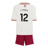 Maillot de football Réplique Arsenal Jurrien Timber #12 Troisième Enfant 2025-26 Manche Courte (+ Pantalon court)