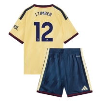 Maillot de football Réplique Arsenal Jurrien Timber #12 Troisième Enfant 2026-27 Manche Courte (+ Pantalon court)