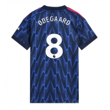 Maillot de football Réplique Arsenal Martin Odegaard #8 Extérieur Femme 2025-26 Manche Courte