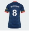 Maillot de football Réplique Arsenal Martin Odegaard #8 Extérieur Femme 2026-27 Manche Courte