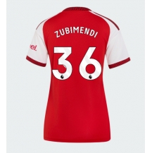 Maillot de football Réplique Arsenal Martin Zubimendi #36 Domicile Femme 2026-27 Manche Courte