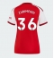 Maillot de football Réplique Arsenal Martin Zubimendi #36 Domicile Femme 2026-27 Manche Courte