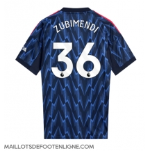 Maillot de football Réplique Arsenal Martin Zubimendi #36 Extérieur 2025-26 Manche Courte