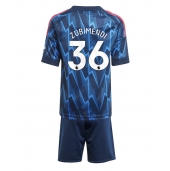 Maillot de football Réplique Arsenal Martin Zubimendi #36 Extérieur Enfant 2025-26 Manche Courte (+ Pantalon court)