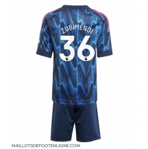 Maillot de football Réplique Arsenal Martin Zubimendi #36 Extérieur Enfant 2025-26 Manche Courte (+ Pantalon court)