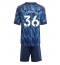 Maillot de football Réplique Arsenal Martin Zubimendi #36 Extérieur Enfant 2025-26 Manche Courte (+ Pantalon court)