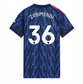 Maillot de football Réplique Arsenal Martin Zubimendi #36 Extérieur Femme 2025-26 Manche Courte