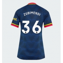 Maillot de football Réplique Arsenal Martin Zubimendi #36 Extérieur Femme 2026-27 Manche Courte