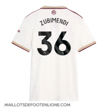 Maillot de football Réplique Arsenal Martin Zubimendi #36 Troisième Femme 2025-26 Manche Courte