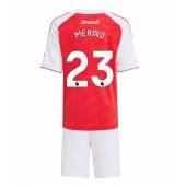 Maillot de football Réplique Arsenal Mikel Merino #23 Domicile Enfant 2025-26 Manche Courte (+ Pantalon court)
