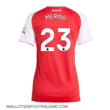 Maillot de football Réplique Arsenal Mikel Merino #23 Domicile Femme 2025-26 Manche Courte