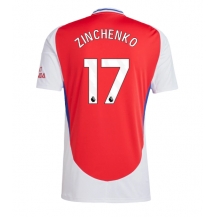 Maillot de football Réplique Arsenal Oleksandr Zinchenko #17 Domicile 2024-25 Manche Courte
