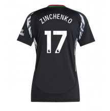 Maillot de football Réplique Arsenal Oleksandr Zinchenko #17 Extérieur Femme 2024-25 Manche Courte