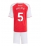 Maillot de football Réplique Arsenal Piero Hincapie #5 Domicile Enfant 2025-26 Manche Courte (+ Pantalon court)