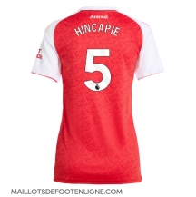 Maillot de football Réplique Arsenal Piero Hincapie #5 Domicile Femme 2025-26 Manche Courte