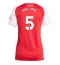 Maillot de football Réplique Arsenal Piero Hincapie #5 Domicile Femme 2025-26 Manche Courte