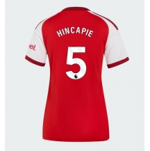 Maillot de football Réplique Arsenal Piero Hincapie #5 Domicile Femme 2026-27 Manche Courte