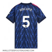 Maillot de football Réplique Arsenal Piero Hincapie #5 Extérieur Femme 2025-26 Manche Courte
