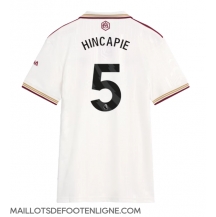 Maillot de football Réplique Arsenal Piero Hincapie #5 Troisième Femme 2025-26 Manche Courte