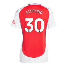 Maillot de football Réplique Arsenal Raheem Sterling #30 Domicile Femme 2024-25 Manche Courte