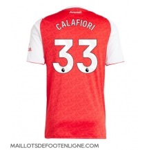 Maillot de football Réplique Arsenal Riccardo Calafiori #33 Domicile 2025-26 Manche Courte