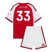 Maillot de football Réplique Arsenal Riccardo Calafiori #33 Domicile Enfant 2026-27 Manche Courte (+ Pantalon court)