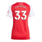Maillot de football Réplique Arsenal Riccardo Calafiori #33 Domicile Femme 2025-26 Manche Courte