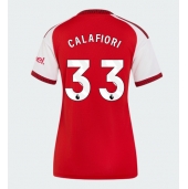 Maillot de football Réplique Arsenal Riccardo Calafiori #33 Domicile Femme 2026-27 Manche Courte