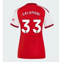 Maillot de football Réplique Arsenal Riccardo Calafiori #33 Domicile Femme 2026-27 Manche Courte