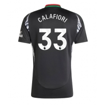 Maillot de football Réplique Arsenal Riccardo Calafiori #33 Extérieur 2024-25 Manche Courte