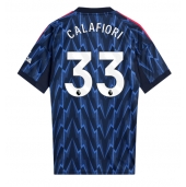 Maillot de football Réplique Arsenal Riccardo Calafiori #33 Extérieur 2025-26 Manche Courte