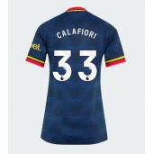 Maillot de football Réplique Arsenal Riccardo Calafiori #33 Extérieur Femme 2026-27 Manche Courte