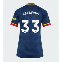 Maillot de football Réplique Arsenal Riccardo Calafiori #33 Extérieur Femme 2026-27 Manche Courte