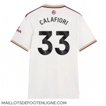 Maillot de football Réplique Arsenal Riccardo Calafiori #33 Troisième 2025-26 Manche Courte