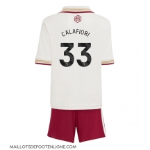 Maillot de football Réplique Arsenal Riccardo Calafiori #33 Troisième Enfant 2025-26 Manche Courte (+ Pantalon court)