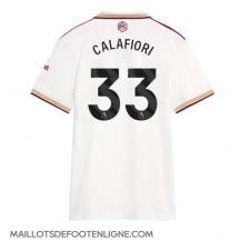Maillot de football Réplique Arsenal Riccardo Calafiori #33 Troisième Femme 2025-26 Manche Courte