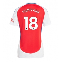 Maillot de football Réplique Arsenal Takehiro Tomiyasu #18 Domicile Femme 2024-25 Manche Courte