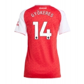 Maillot de football Réplique Arsenal Viktor Gyokeres #14 Domicile Femme 2025-26 Manche Courte