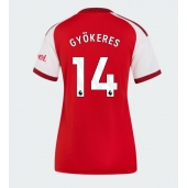 Maillot de football Réplique Arsenal Viktor Gyokeres #14 Domicile Femme 2026-27 Manche Courte