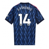 Maillot de football Réplique Arsenal Viktor Gyokeres #14 Extérieur 2025-26 Manche Courte