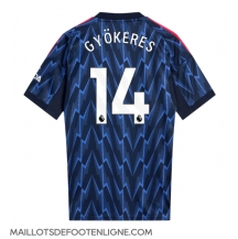 Maillot de football Réplique Arsenal Viktor Gyokeres #14 Extérieur 2025-26 Manche Courte