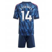 Maillot de football Réplique Arsenal Viktor Gyokeres #14 Extérieur Enfant 2025-26 Manche Courte (+ Pantalon court)